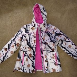 Women's Legendary Whitetail Pink White Camo Jacket